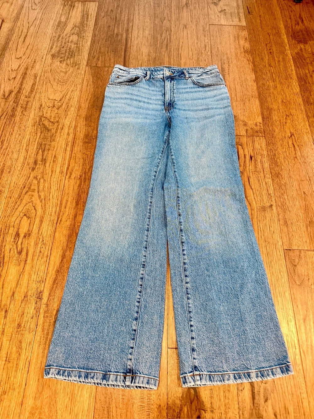 RW & CO - wide leg high waist Light Blue Women's Jeans -32